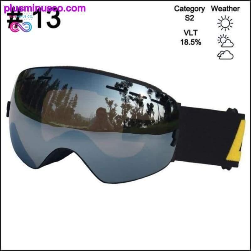 Ski Glasses & Snowboarding Goggles Eyewear Double Layers - plusminusco.com