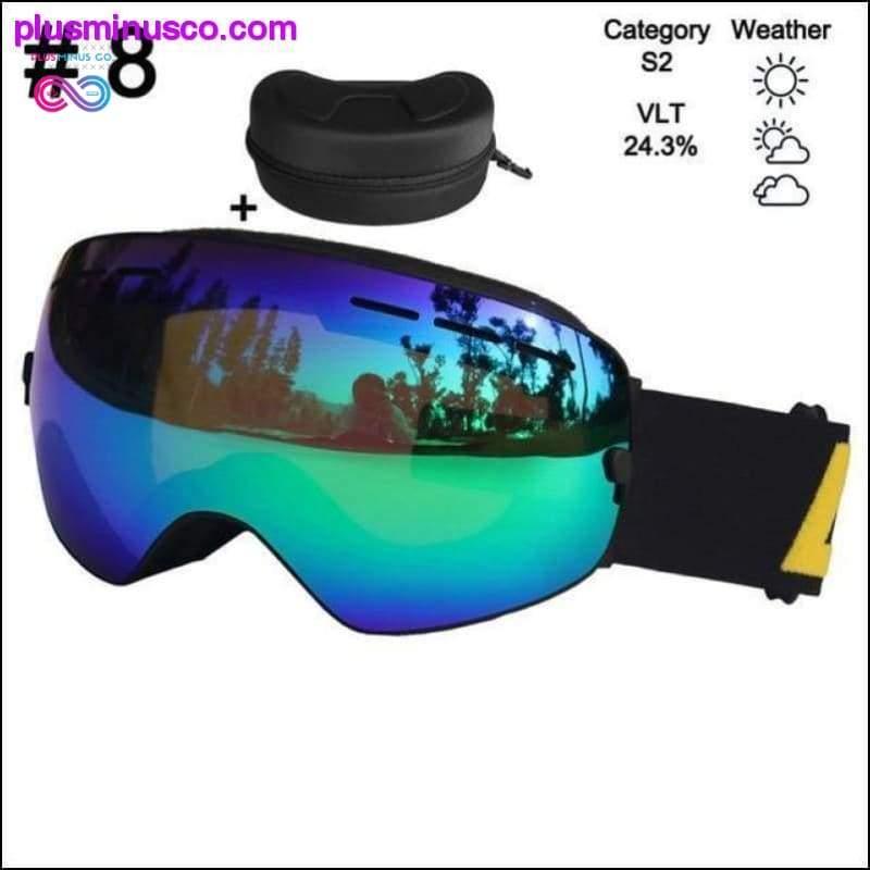 Gafas de esquí y snowboard Gafas de doble capa - plusminusco.com