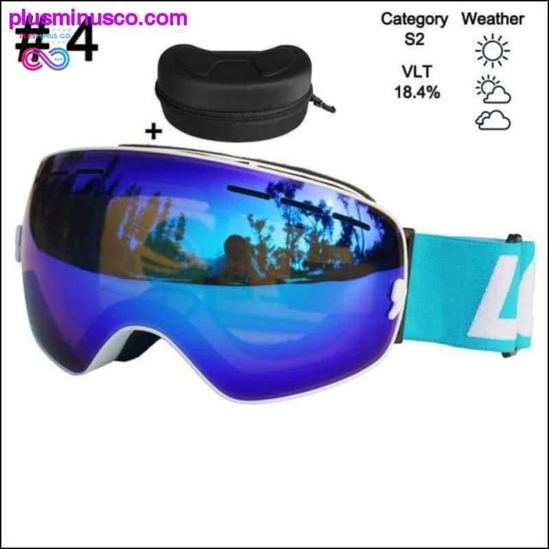 Lyžiarske okuliare a snowboardové okuliare Dvojvrstvové okuliare - plusminusco.com