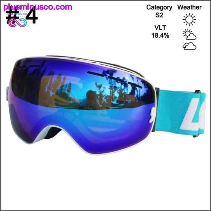 Ski Glasses & Snowboarding Goggles Eyewear Double Layers - plusminusco.com