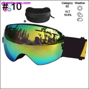Óculos de esqui e snowboard Óculos de camada dupla - plusminusco.com