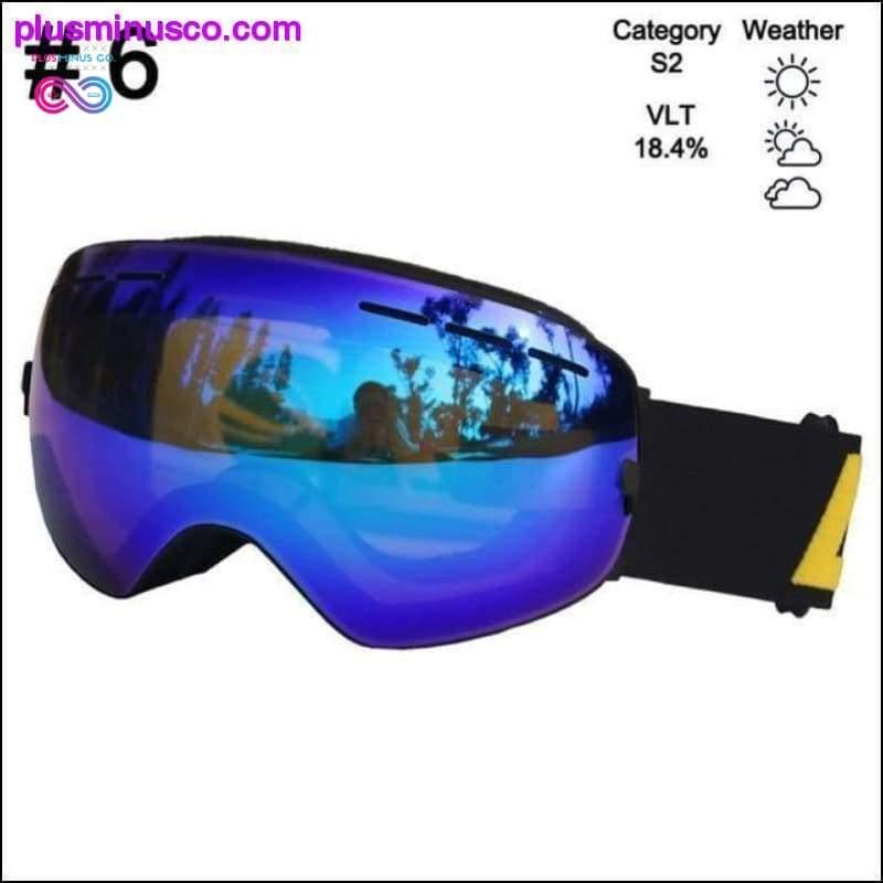 Kayak Gözlükleri ve Snowboard Gözlükleri Gözlük Çift Katmanlı - plusminusco.com