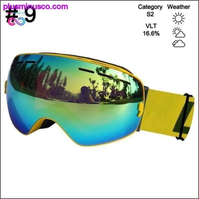 Gafas de esquí y snowboard Gafas de doble capa - plusminusco.com