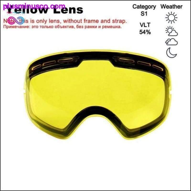 스키 안경 및 스노보드 고글 안경 더블 레이어 - plusminusco.com