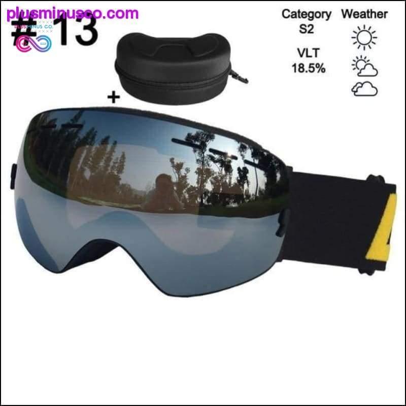Lyžiarske okuliare a snowboardové okuliare Dvojvrstvové okuliare - plusminusco.com