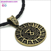 Slavic Kolovrat Wheel Amulet Pagan Pendant Necklace Viking - plusminusco.com
