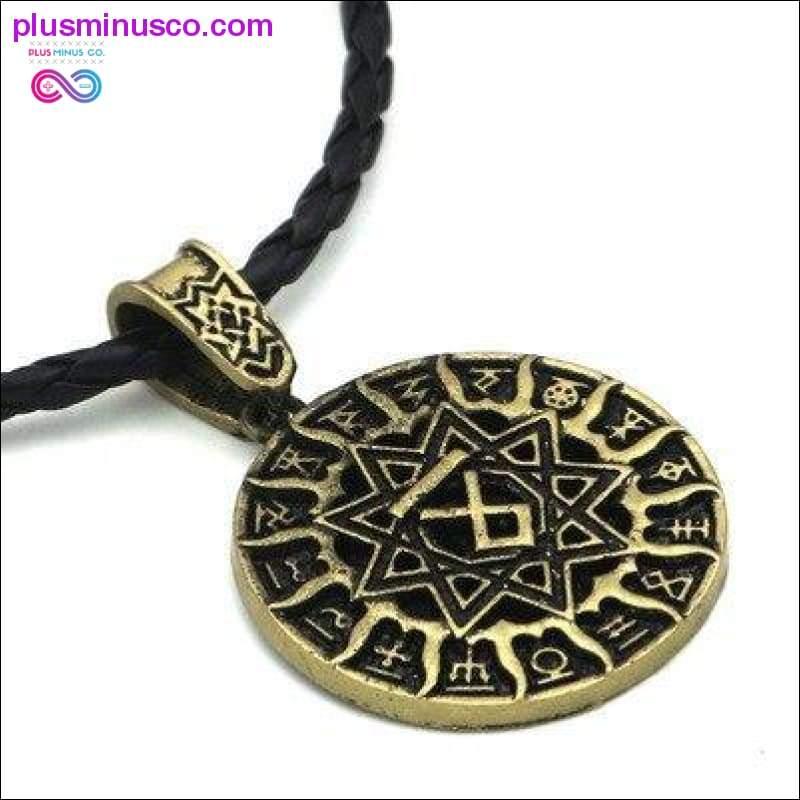 Slavic Kolovrat Wheel Amulet Pagan Pendant Necklace Viking - plusminusco.com