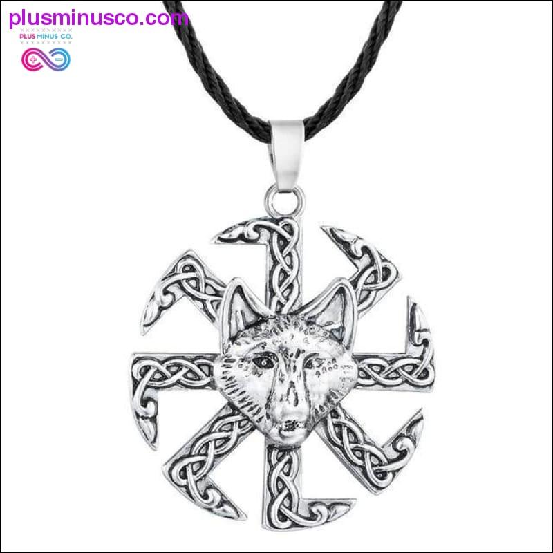 Slavic Kolovrat Wheel Amulet Pagan Pendant Necklace Viking - plusminusco.com