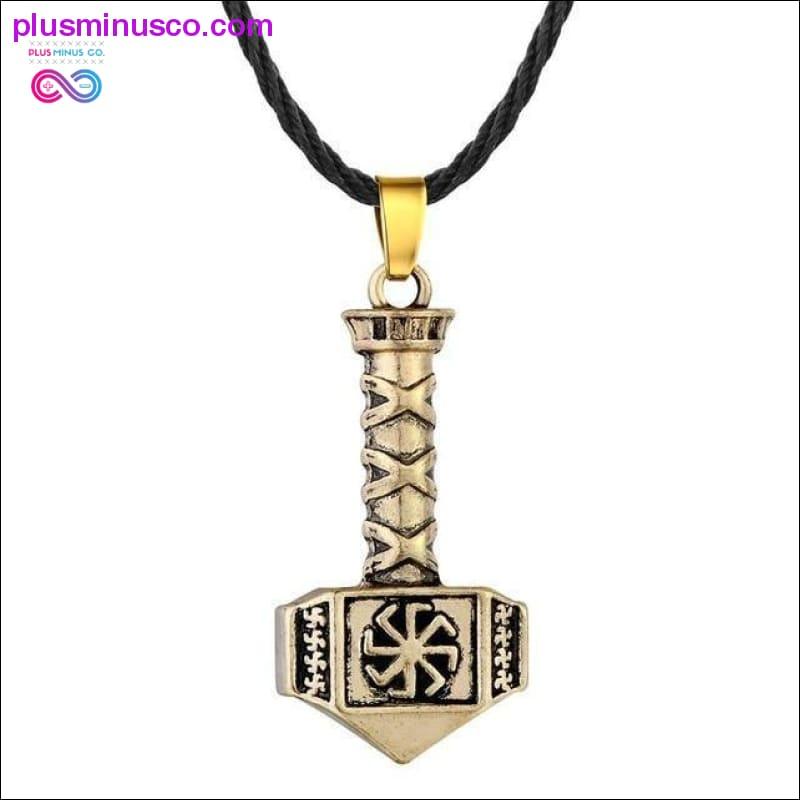 Slavic Kolovrat Wheel Amulet Pagan Pendant Necklace Viking - plusminusco.com