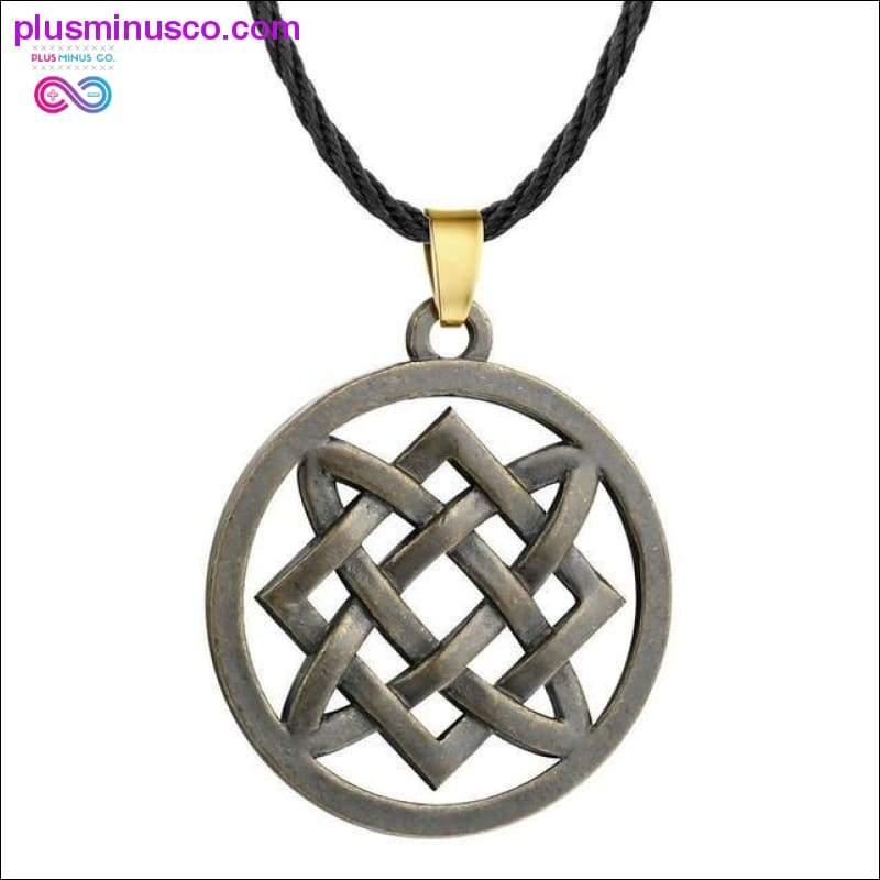 Slavic Kolovrat Wheel Amulet Pagan Pendant Necklace Viking - plusminusco.com