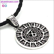 Slavic Kolovrat Wheel Amulet Pagan Pendant Necklace Viking - plusminusco.com