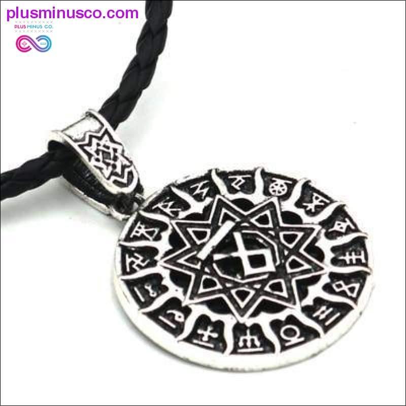 Slavic Kolovrat Wheel Amulet Pagan Pendant Necklace Viking - plusminusco.com
