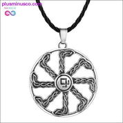 Slavic Kolovrat Wheel Amulet Pagan Pendant Halsband Viking - plusminusco.com