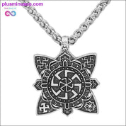 Slavic Kolovrat Wheel Amulet Pagan Pendant Necklace Viking - plusminusco.com