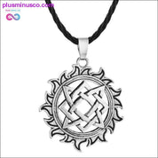 Slavic Kolovrat Wheel Amulet Pagan Pendant Necklace Viking - plusminusco.com