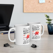 Sleepy Hollow Coffee Mug, Fall Halloween Mug, Spooky Season Mug, Scary Pumpkin Mug, Dead and Breakfast, Cute Halloween Mug, Hocus Pocus - plusminusco.com