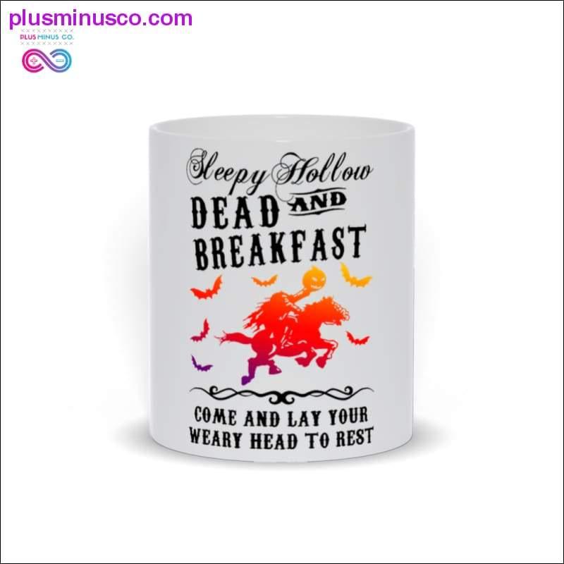 Sleepy Hollow Dead And Breakfast Mugs || Pumpkin Patch - plusminusco.com