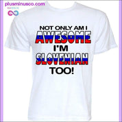 SLOVENIAN SLOVENIA FLAG T-SHIRTS NOVELTY JOKE GIFTS PRESENT - plusminusco.com