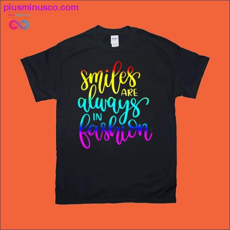 Smaidi vienmēr ir modes T-kreklos — plusminusco.com