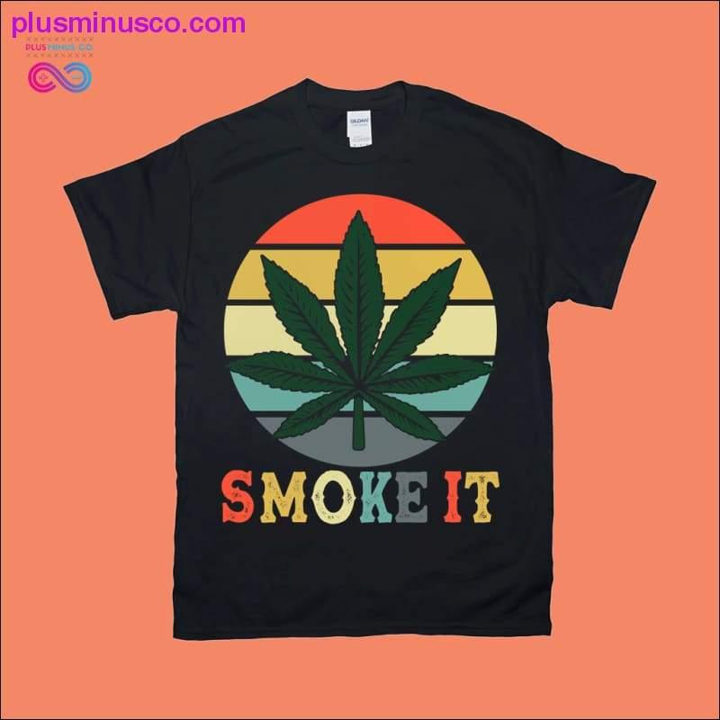 담배를 피우세요 | 레트로 선셋 티셔츠 - plusminusco.com