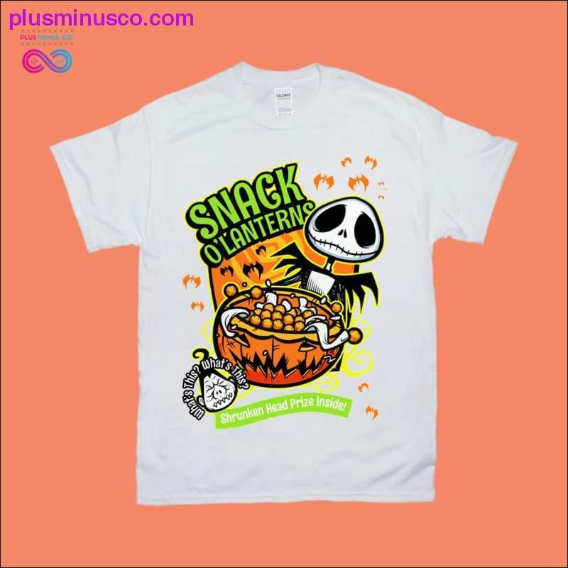 Snack O' Lanterns T-skjorter - plusminusco.com