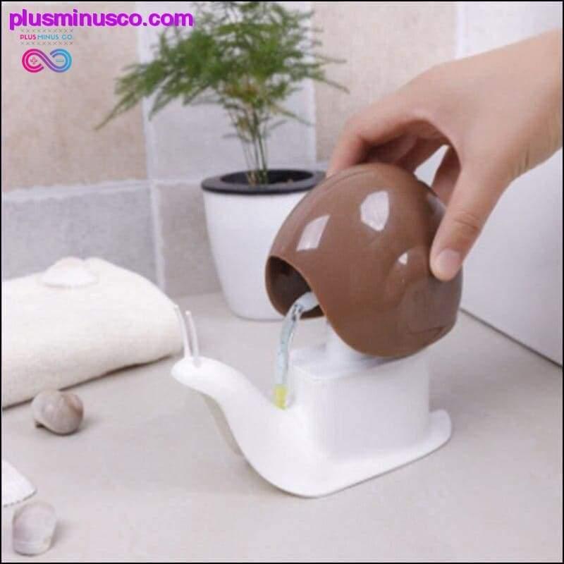 Snail Design Liquid Soap Dispenser Facial Cleanser Organize - plusminusco.com