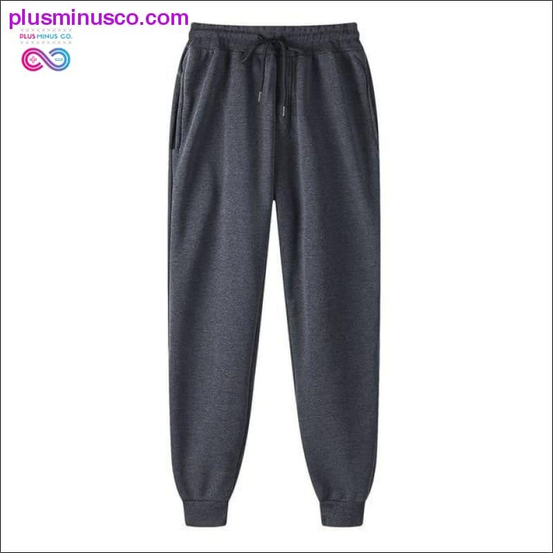 Solid Color Casual Pants Men Brand Men's Fashion Drawstring - plusminusco.com
