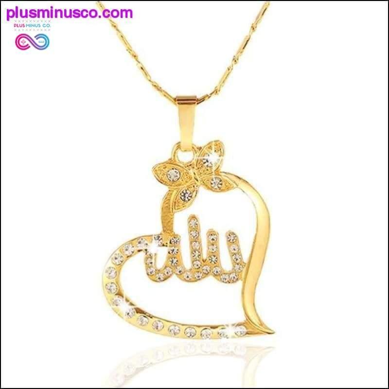 SONYA Arabské ženy Kúzlo moslimského islamského boha Alaha zlatej farby - plusminusco.com