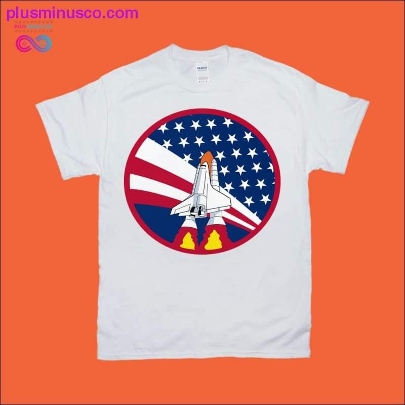 우주 왕복선 | 미국 국기 티셔츠 - plusminusco.com
