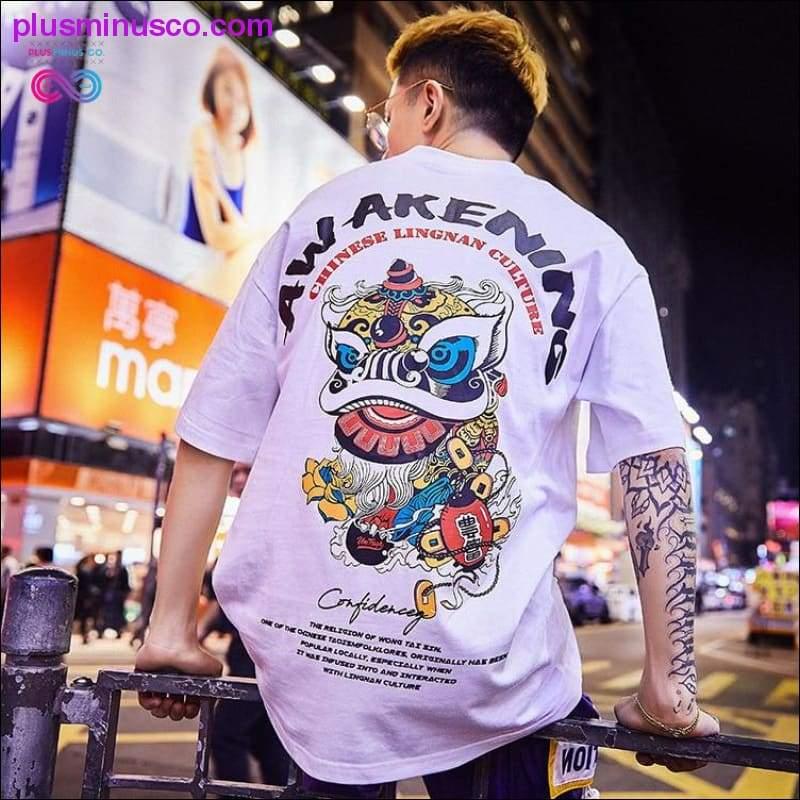 Special Japanese Tide brand short-sleeved men and women - plusminusco.com