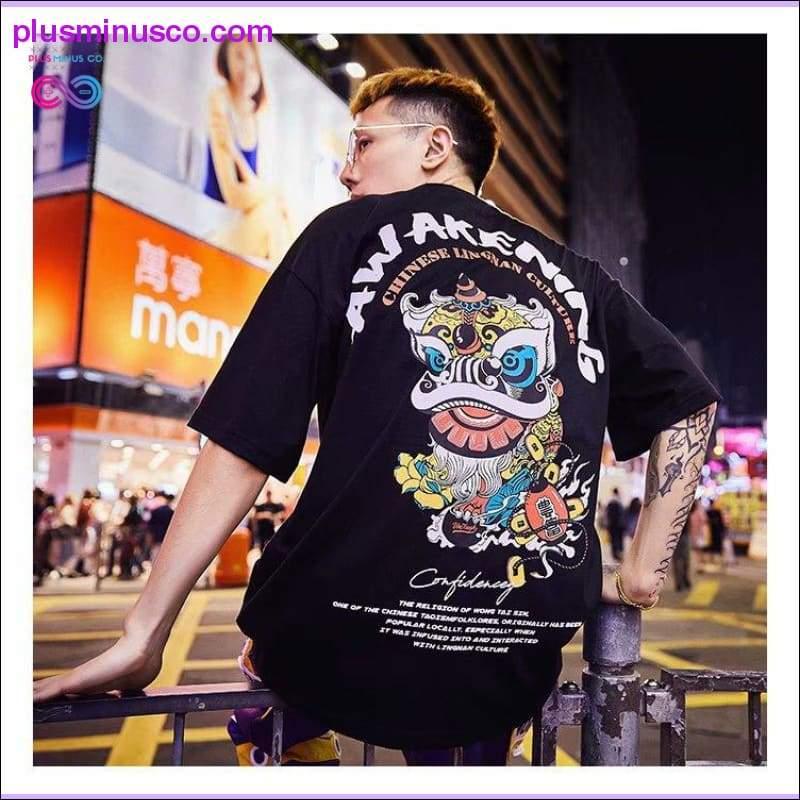 Special Japanese Tide brand short-sleeved men and women - plusminusco.com