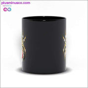 Spider with a Red Light Bulb Black Mugs - plusminusco.com