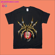Spider with a Red Light Bulb T-Shirts - plusminusco.com