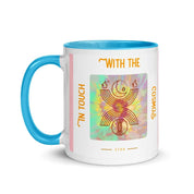 Spiritual  Mug Yin Yang  In Touch with Cosmos Star- Material - Spiritual Mug with Color Inside - plusminusco.com