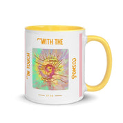Spiritual  Mug Yin Yang  In Touch with Cosmos Star- Material - Spiritual Mug with Color Inside - plusminusco.com