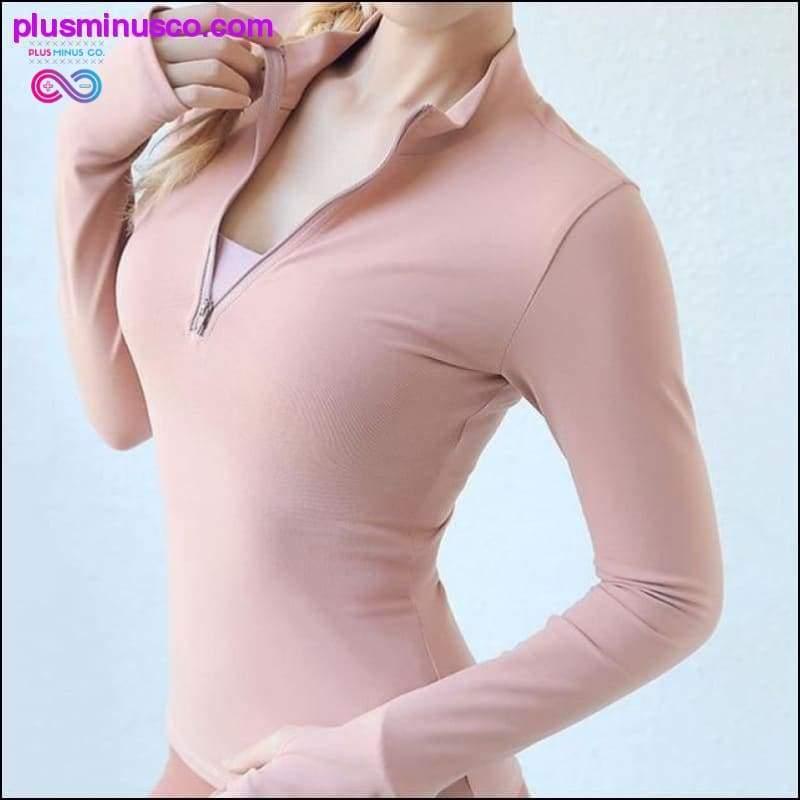 Sport Zipper Gym Fitness Shirt - plusminusco.com