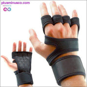 Sportowe rękawiczki do fitnessu z półpalcem i hantlami do jazdy konnej - plusminusco.com