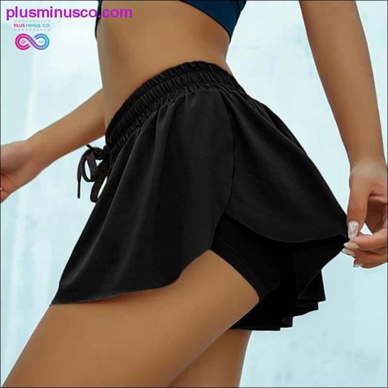 Saias esportivas Vestido curto feminino plissado de cintura alta - plusminusco.com