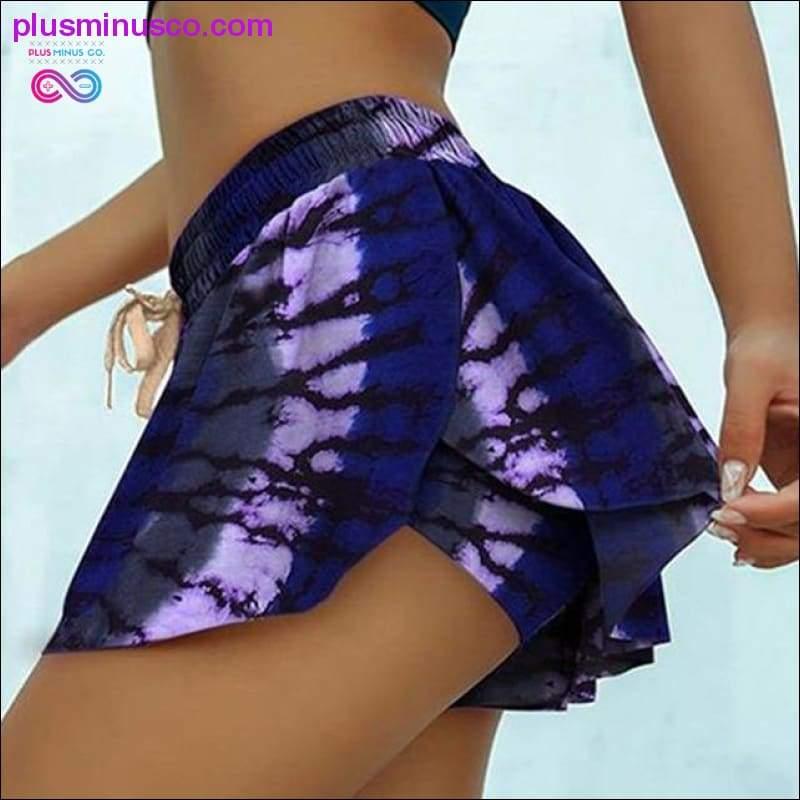 Faldas deportivas Vestido corto plisado de cintura alta para mujer - plusminusco.com