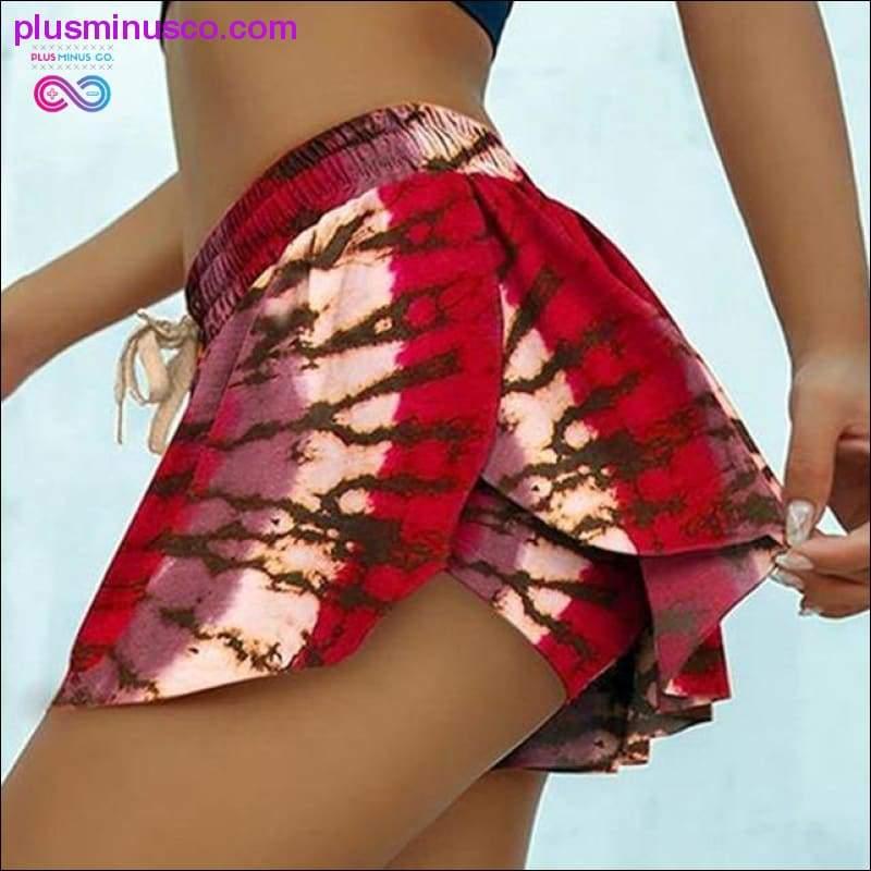 Sportsnederdele Kvinders højtaljede plisserede kort kjole - plusminusco.com
