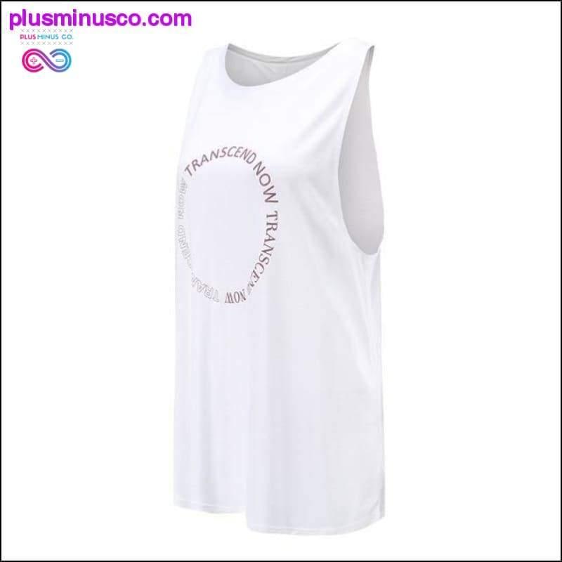 Sports vest Women Loose quick-dry Sleeveless Fitness T-shirt - plusminusco.com