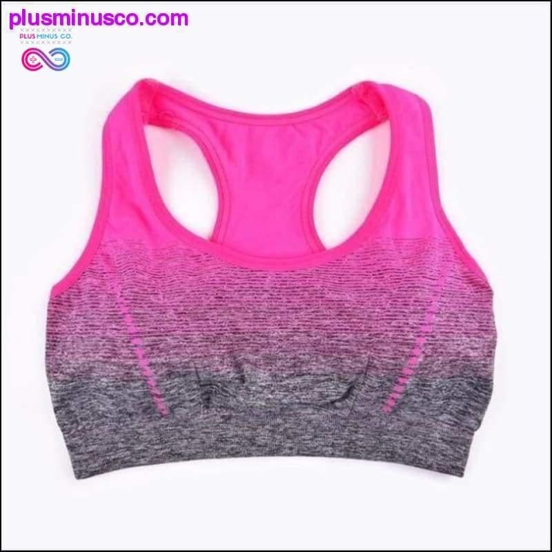 حمالة صدر لليوجا الرياضية عالية التمدد قابلة للتنفس للياقة البدنية للنساء - plusminusco.com