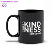 Spread Kindness Not Germs Black Mugs - plusminusco.com