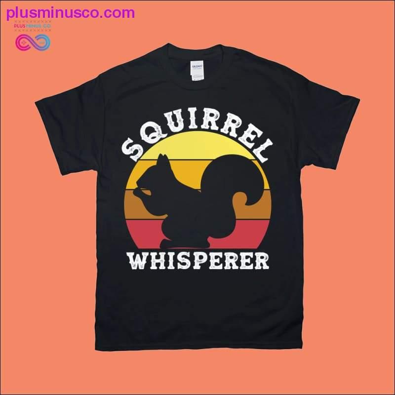 Squirrel Whisperer | Retro Sunset T-skjorter - plusminusco.com