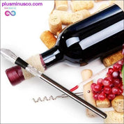 와인 푸어러 와인이 포함된 스테인레스 스틸 아이스 와인 냉각기 스틱 - plusminusco.com