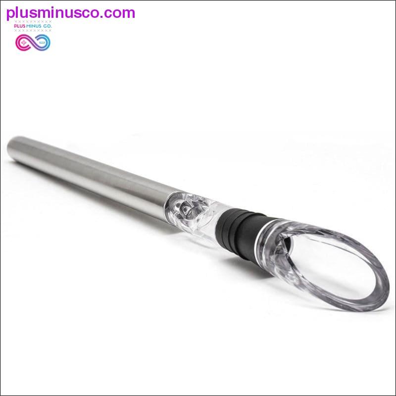 Stainless Steel Ice Wine Chiller Stick With Wine Pourer Wine - plusminusco.com