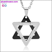Přívěsek Davidova hvězda Hexagram Izrael židovská judaika - plusminusco.com