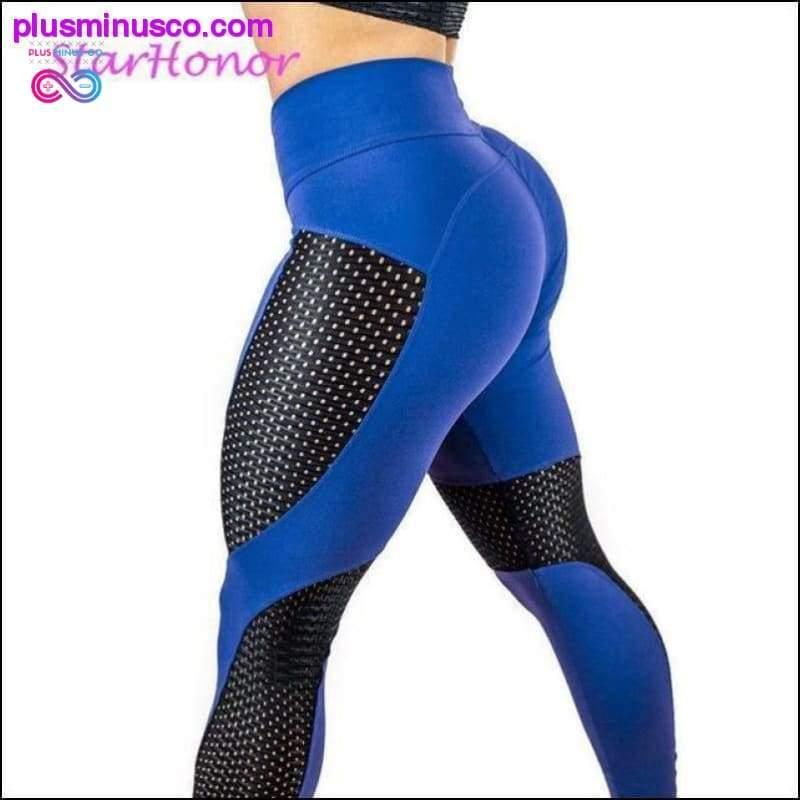 StarHonor Women Elastic Sport Leggings Fitness Net Yarn - plusminusco.com
