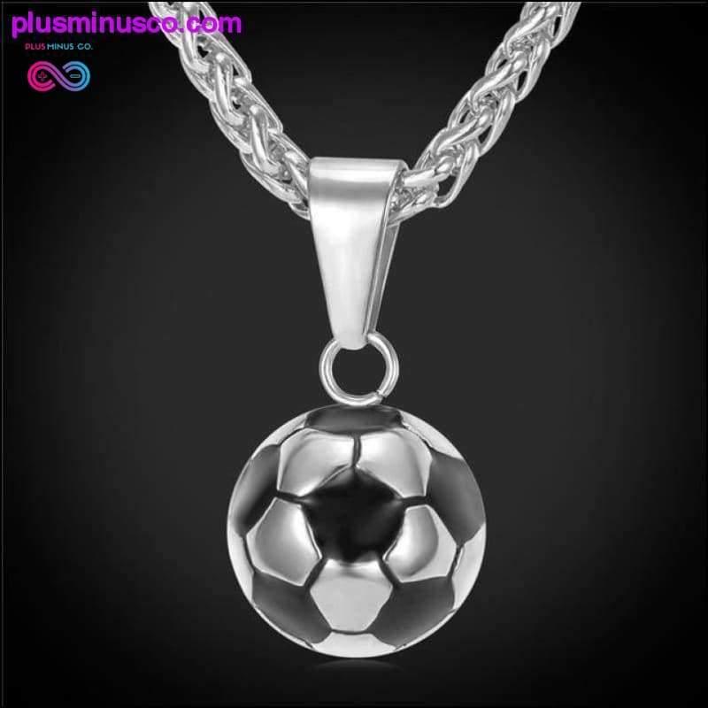 Starlord Football Soccer Pendant Necklaces Ball Enamel - plusminusco.com