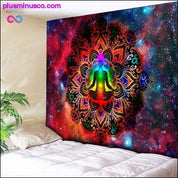 Noapte înstelată Galaxy Decor Psihedelic Tapistry Wall Hanging - plusminusco.com